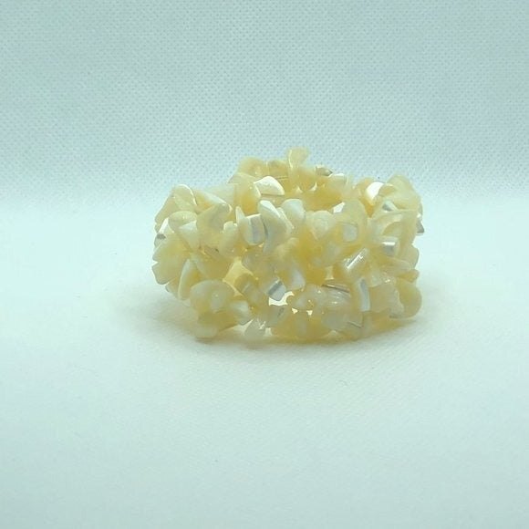 Chip Stone Bracelet MOP Pearlescent White - Picture 6 of 8